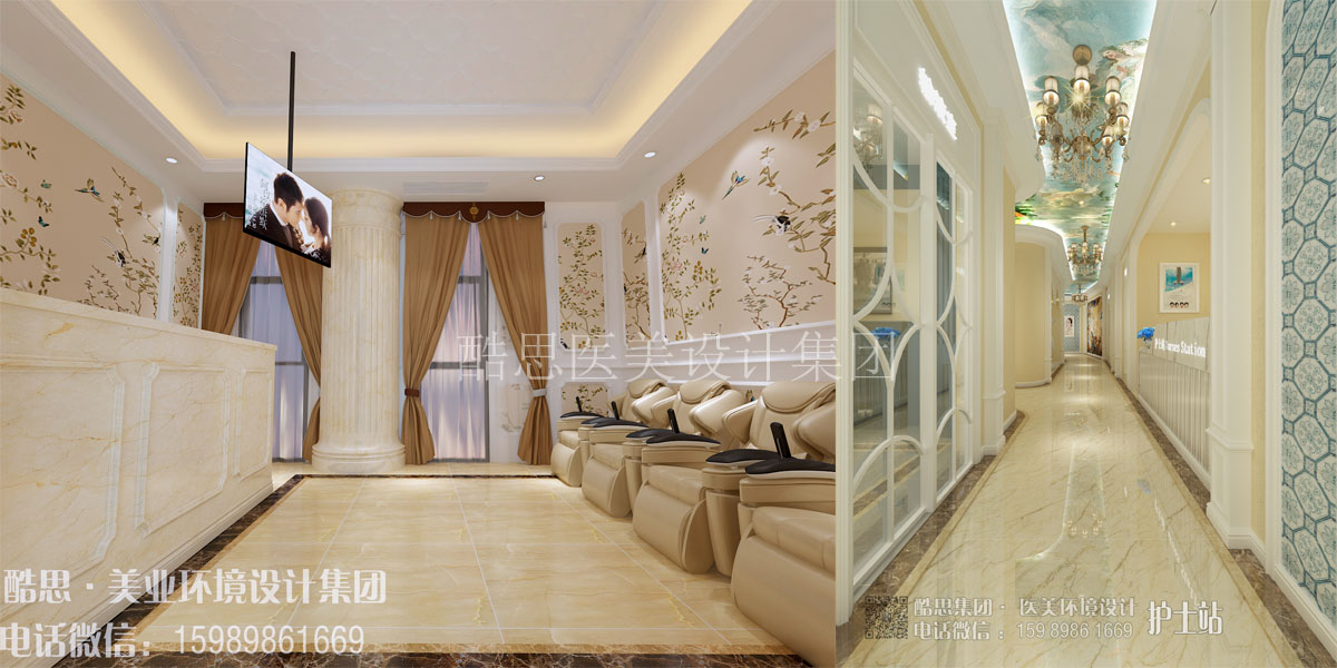 長沙大型歐式醫(yī)療美容裝修設(shè)計項目